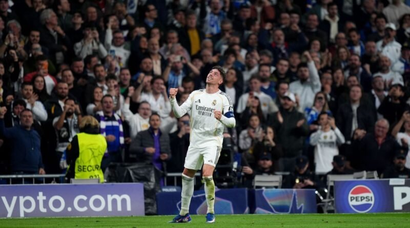 Tríplice de Valverde encima no topo do desempenho do Madrid vs. City
